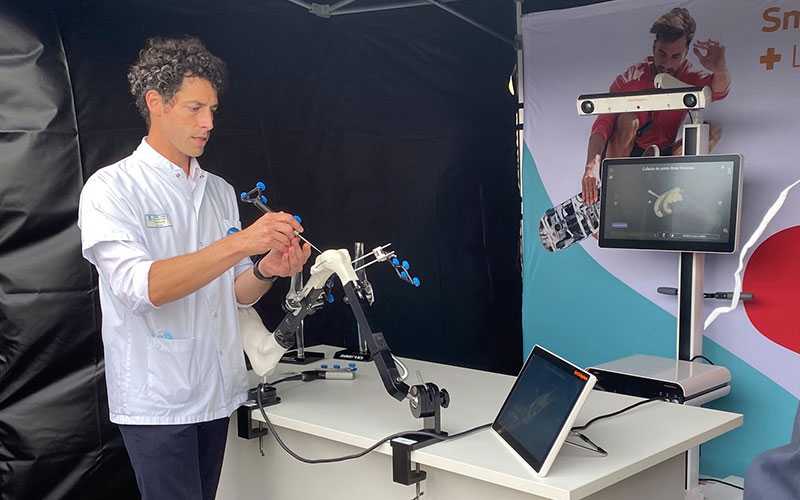 Nouvelle génération de robotique orthopédique à l’hôpital Renée Sabran avec système chirurgical CORI® (08/10/2021)
